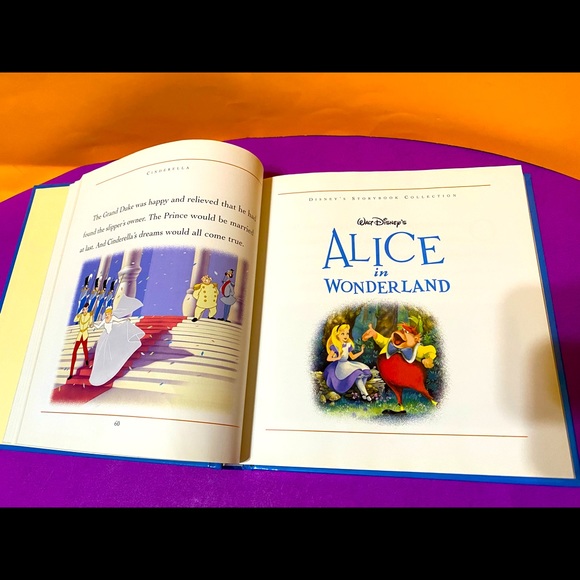 ALICE IN WONDERLAND VINTAGE 1993 HARDCOVER BOOK CLASSICS FOR YOUNG READERS 61p. - Picture 3 of 15